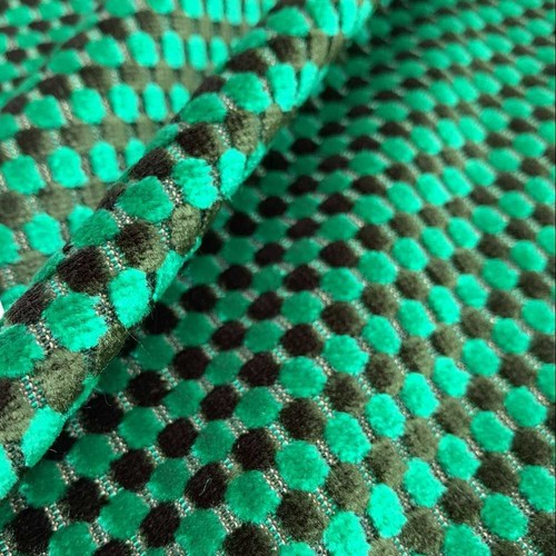 Tessuto velluto dralon verde - velluto,