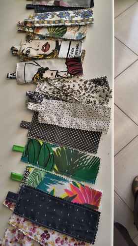 Segnalibri tessuto assortiti - ,